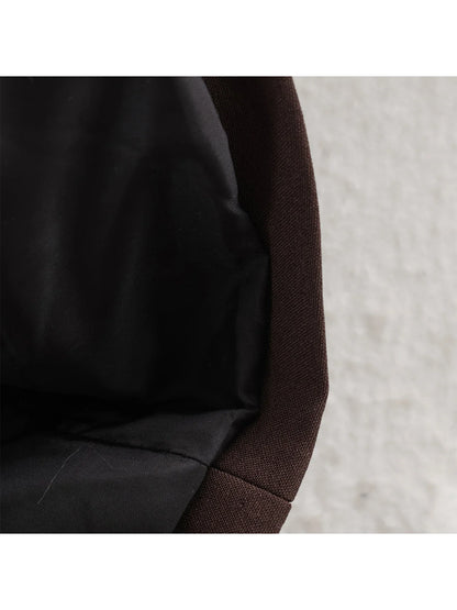 Women Brown Blazer Jacket Y2k 2000s Vintage Bandage Suit Coat Long Sleeve Double Breasted Oversize Outerwear Spring Autumn 2026