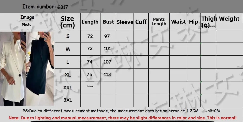 Street Style Loose Fit Long Sleeve Casual Suit Jacket Fashionable Autumn Winter Outerwear for Women