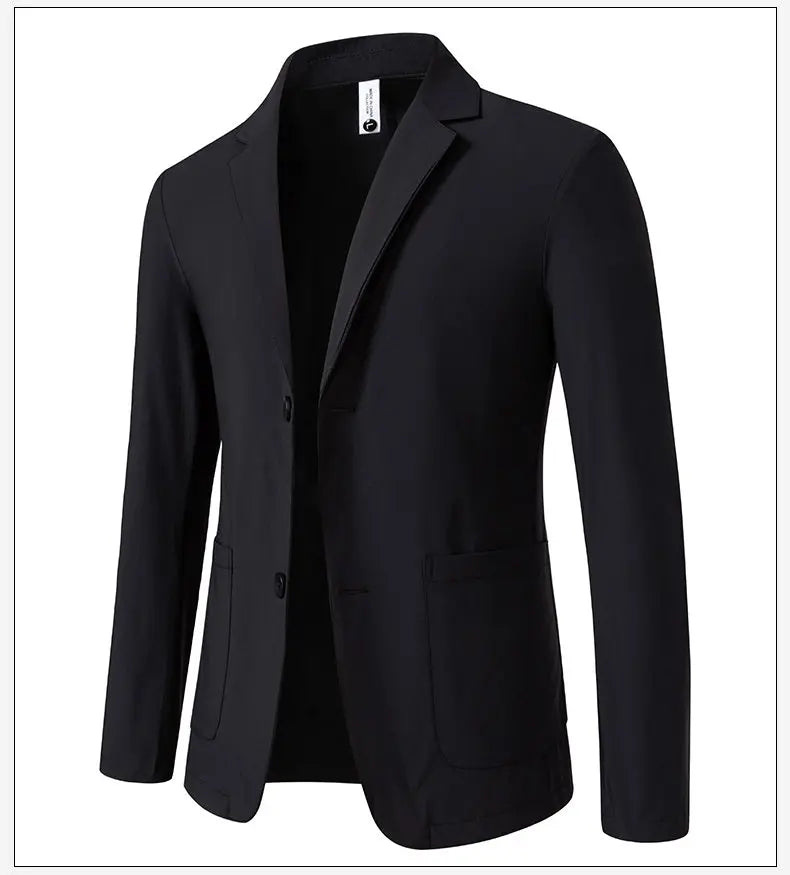 Sun Protection Lightweight Blazer - Fashionable Business Outdoor Travel Wedding Casual Korean Style Men's Lightweight Blazer