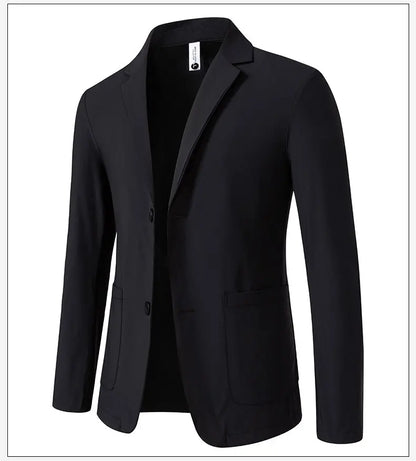 Sun Protection Lightweight Blazer - Fashionable Business Outdoor Travel Wedding Casual Korean Style Men's Lightweight Blazer
