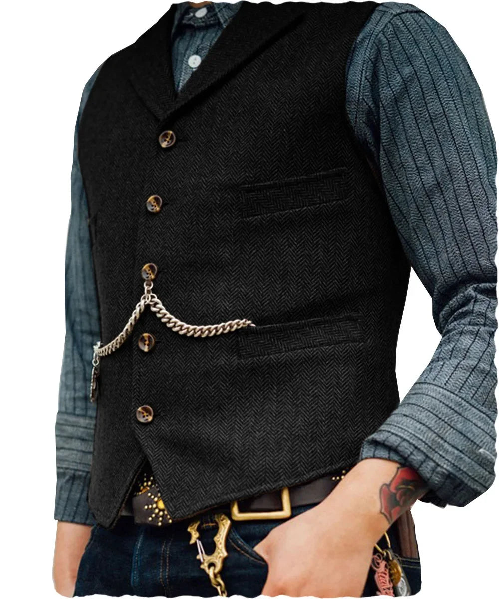 Men's Suit Vest for Wedding & Smart Casual – Multi-Color Waistcoat