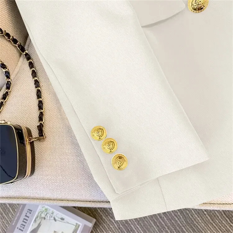 Slim Fit Women's Office Blazer High-End Casual Korean Fashion Spring Autumn New Loose Blazers Temperament Coats for Women