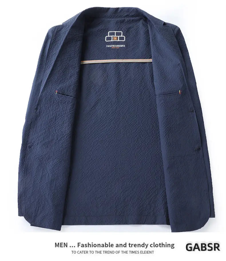 Blazer 2026 New Men's Fashion Outdoor sunscreen Blazers men Slim Casual quick drying sunscreen clothing Formal Wear jackets