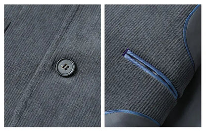 High-quality New Men's Fashionable and Stylish Corduroy Suits for Banquets, Business and Casual Wear, Versatile Suits