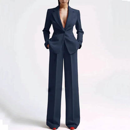 Women's Suit Party Wedding Fashion Style 2pcs Slim Fit Prom Blazer Pants Outfit Dress Evening Dresses for Prom Lady Clothes