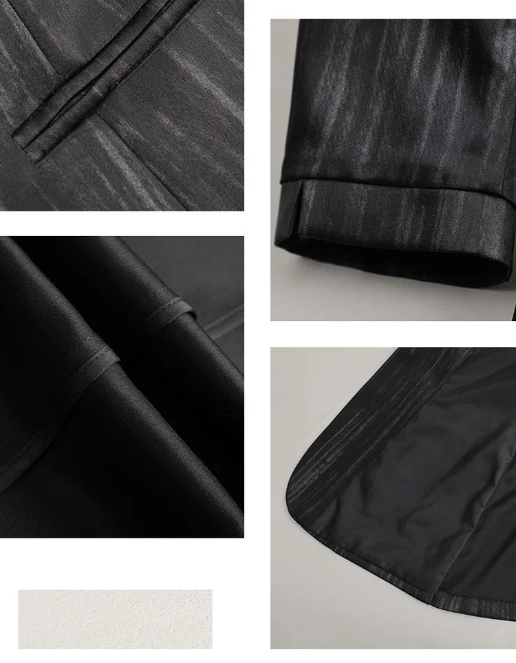 Elegant Women 2025 Spring Summer Professional Suit OL Business Interview Manager Commuting Work Wear Blazer And Pants Sets