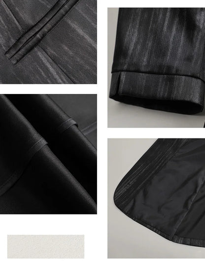 Elegant Women 2025 Spring Summer Professional Suit OL Business Interview Manager Commuting Work Wear Blazer And Pants Sets