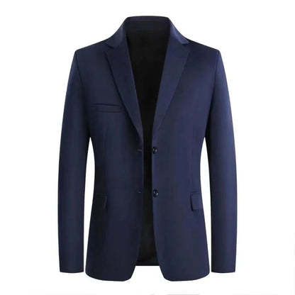 Men's Winter Thick Padded Blazer Warm Loose Casual Jacket Plus Size Middle Aged Dad Outerwear