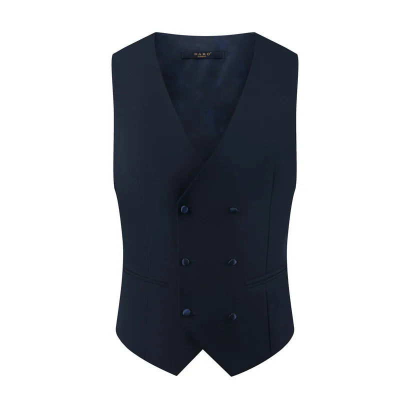 Rhinestone Lapel 3 Piece Suit Set (vest+Blazer+Trousers) Business Formal Casual Suits Wedding Groom Party Stage Men's Suit M-5XL