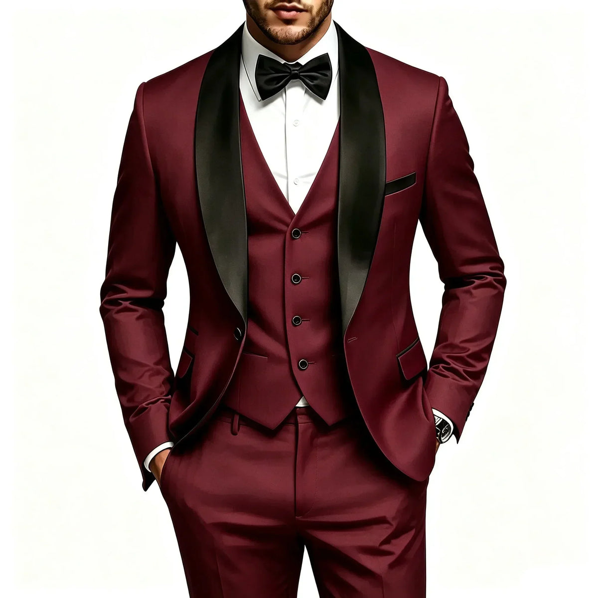 Costume 3 pièces homme, élégant et stylé pour garçons d'honneur et occasions professionnelles, tenue masculine haut de gamme, idéal pour mariages et affaires