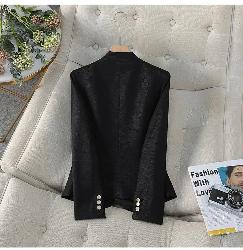 Spring Fashion Slim Fit Blazers Women's Coat Jacket New Autumn Outerwears Elegant Office Lady Casaco Plus Size Veste Femme