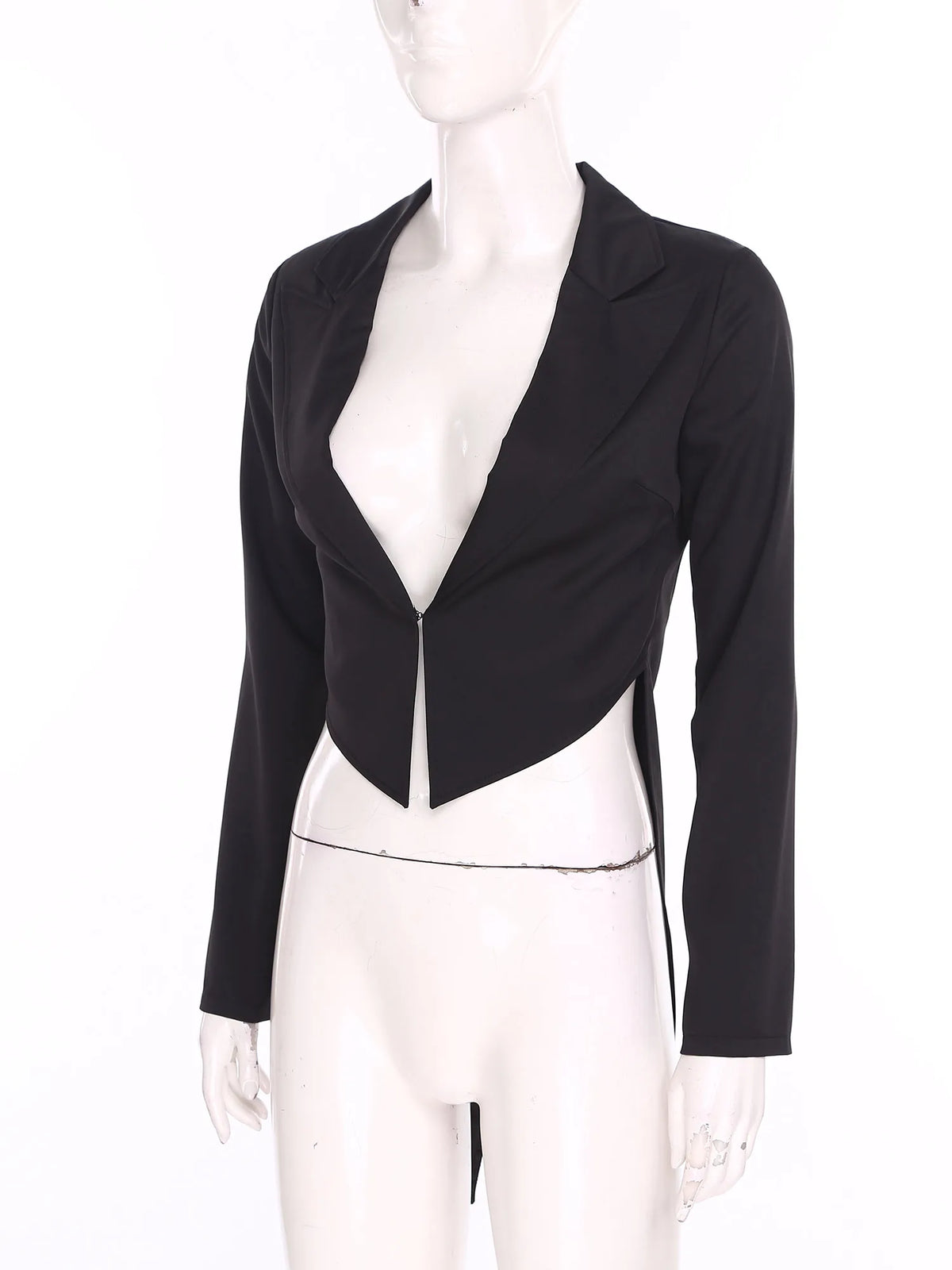 Womens Nightclub Cocktails Tailcoat Waitress Cosplay Costume Blazer Jackets Swallowtail Jacket Tuxedo Coat Jazz Dance Costume