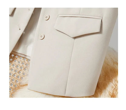 2025 New Women's Blazer High End Casual Vest Waistcoat Female Commuting Slimming Collar Less Sleeveless Short Suit Jacket Lined