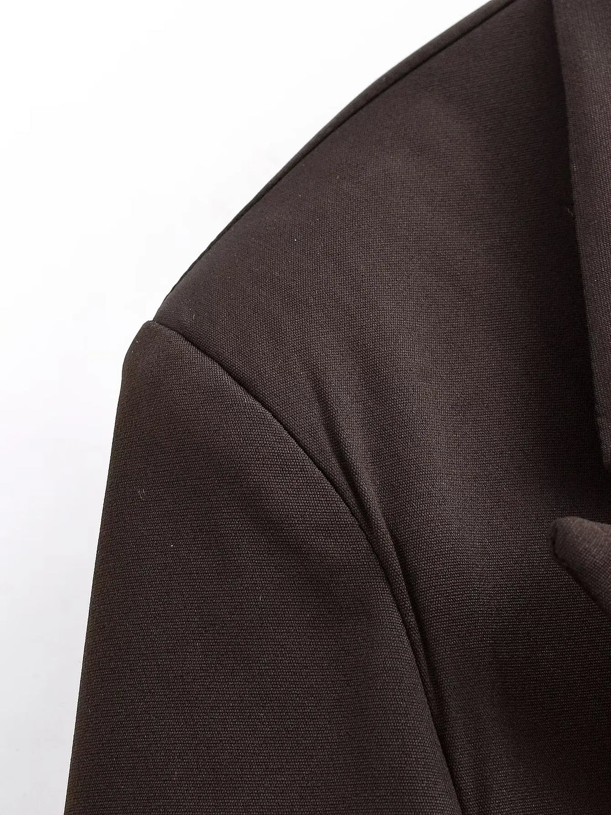 Autumn Women Fashion Solid Blazer Female High Street Pockets Turn-down Collar Single Button Commuter Casual Long Sleeve Coat