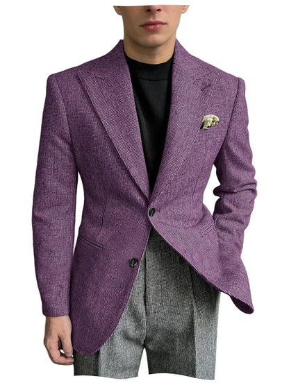 Men's Suit Jacket Formal Suit Blazer Single Breasted Slim Fit Business Banquet Work Wear Man wedding Coat jackets spring fall