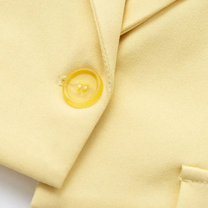 Women's Chic Vest Tops Fashion Cropped Waistcoat Sleeveless Lapel Collar Female Outerwear