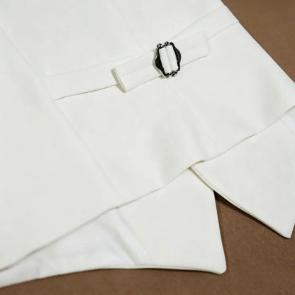 Men's Vest Single Breasted Lapel Waistcoat for Wedding, Business & Formal Occasions