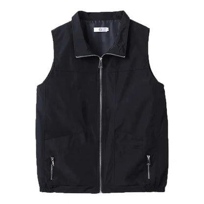 Spring Autumn Women's Vest Jacket Coats 2025 New Solid Sleeveless Jacket Female Waistcoat Casual Tops Outerwear Chaleco Mujer