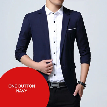 Classic Men's blazer Oversized Wedding Suit Jackets Korean Style Business Casual Blazers Man Clothing Dress Jacket 7XL