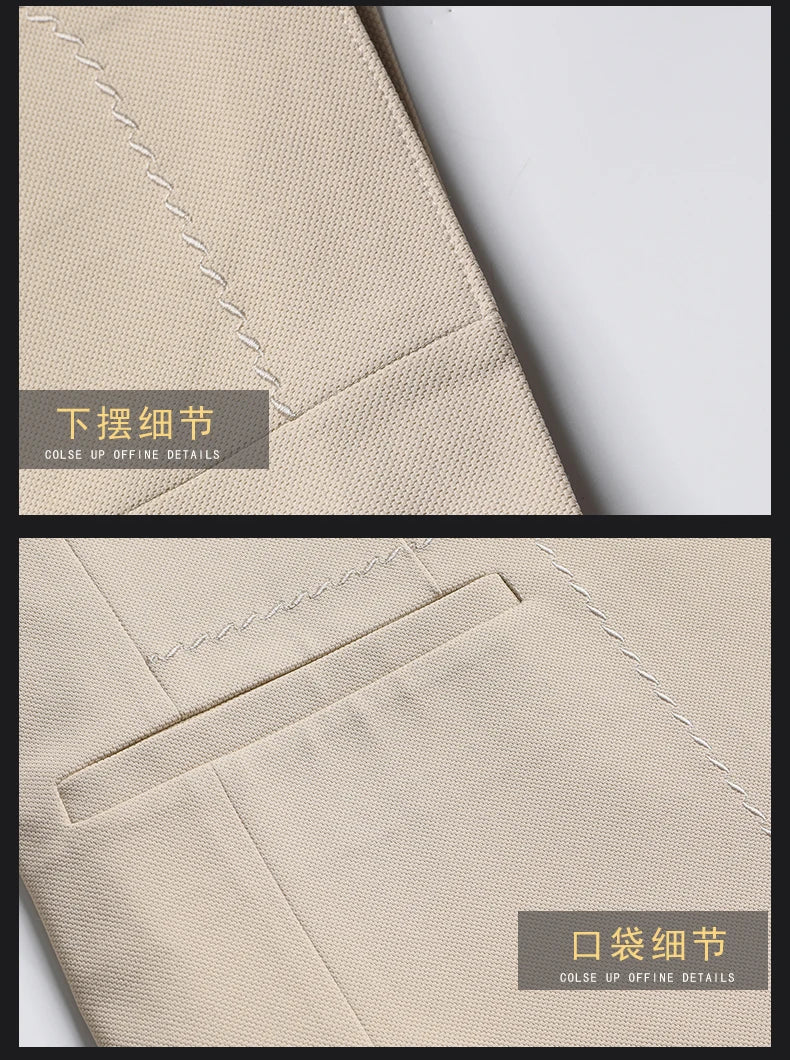 Blazer Outdoor Men's Casual, Fashionable, Trendy, Sporty Solid Color, Slimming British Style Business Gentleman Wedding Blazer