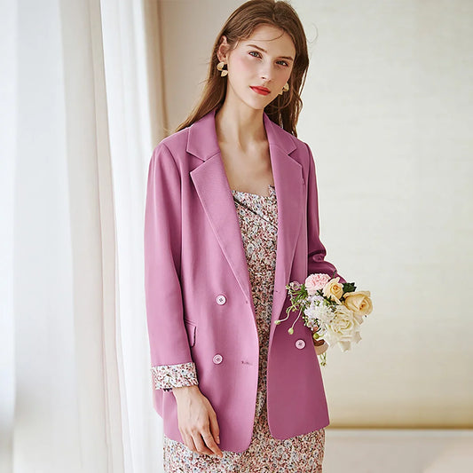 Blazer Women's 2026 Autumn New Thin Temperament High-end Design Top O21QW55592
