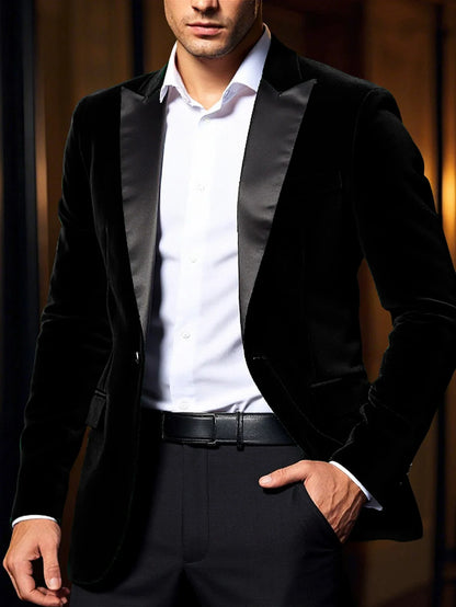 Steampunk Velvet Blazers Jacket for Man Smoking Homme 2025 Luxury Designer Wedding Banquet Groomsmen Formal Dress Men Suit Coats