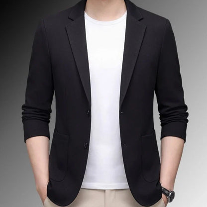 Men's Premium Linen Blend Casual Blazer, Summer Breathable UV Protection Jacket