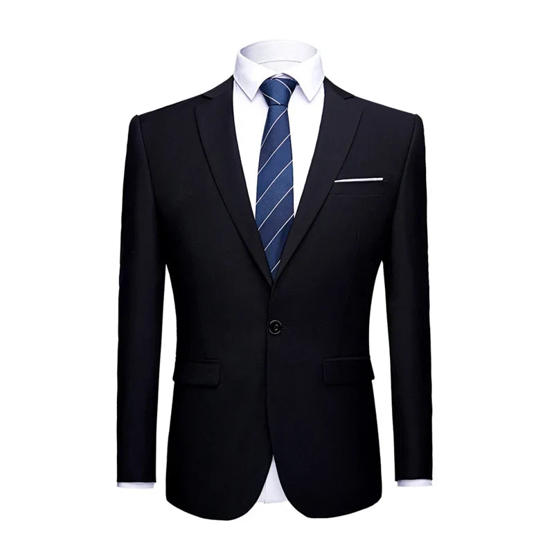 Men's Suit Jacket Slim Fit Single Breasted Multi-Color Formal Blazer