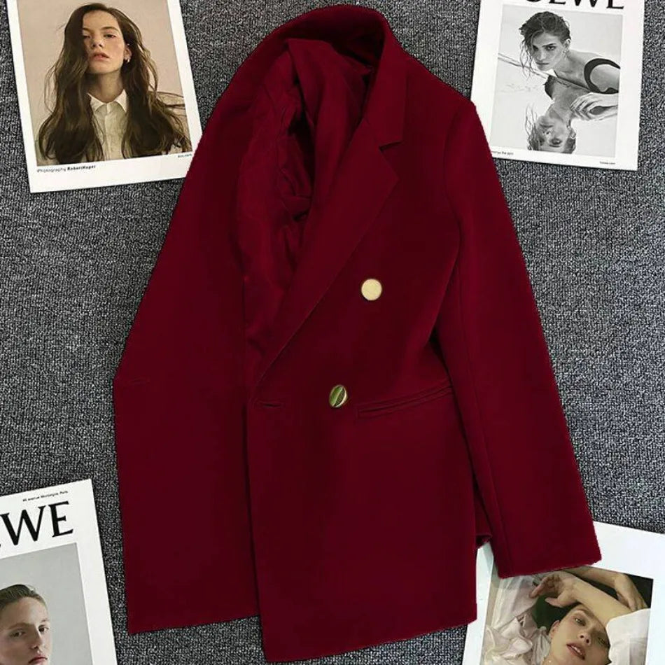 Spring Autumn Women's Blazers Slim Fit Fashion Slimming Elegance Jackets Casual Versatile Coat Outwear for Office Lady Clothing