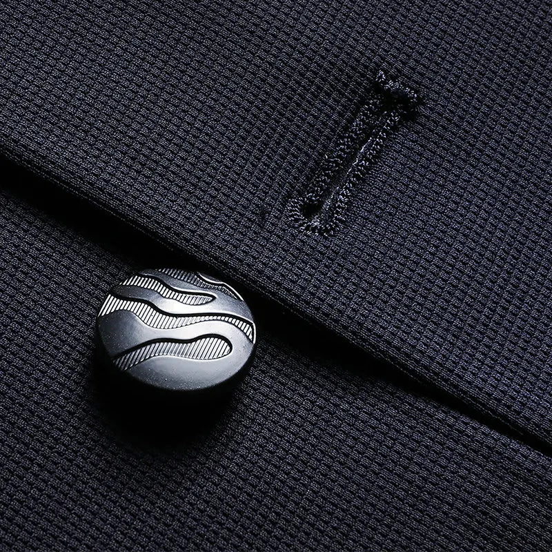 Seamless Adhesive Thin Style Blazer Fashionable Outdoor Travel, Camping, Wedding, Men's Slim-fit Casual Wear, Breathable Blazer