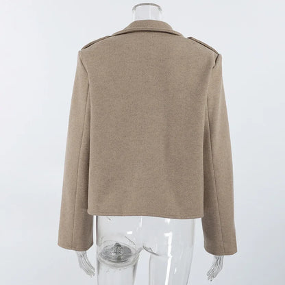 Spring Autumn 2026 Bomber Jacket Women Soft Solid O-neck Zipper Dual Pockets Short Coat Women Clothing Female Multi Colors 63993