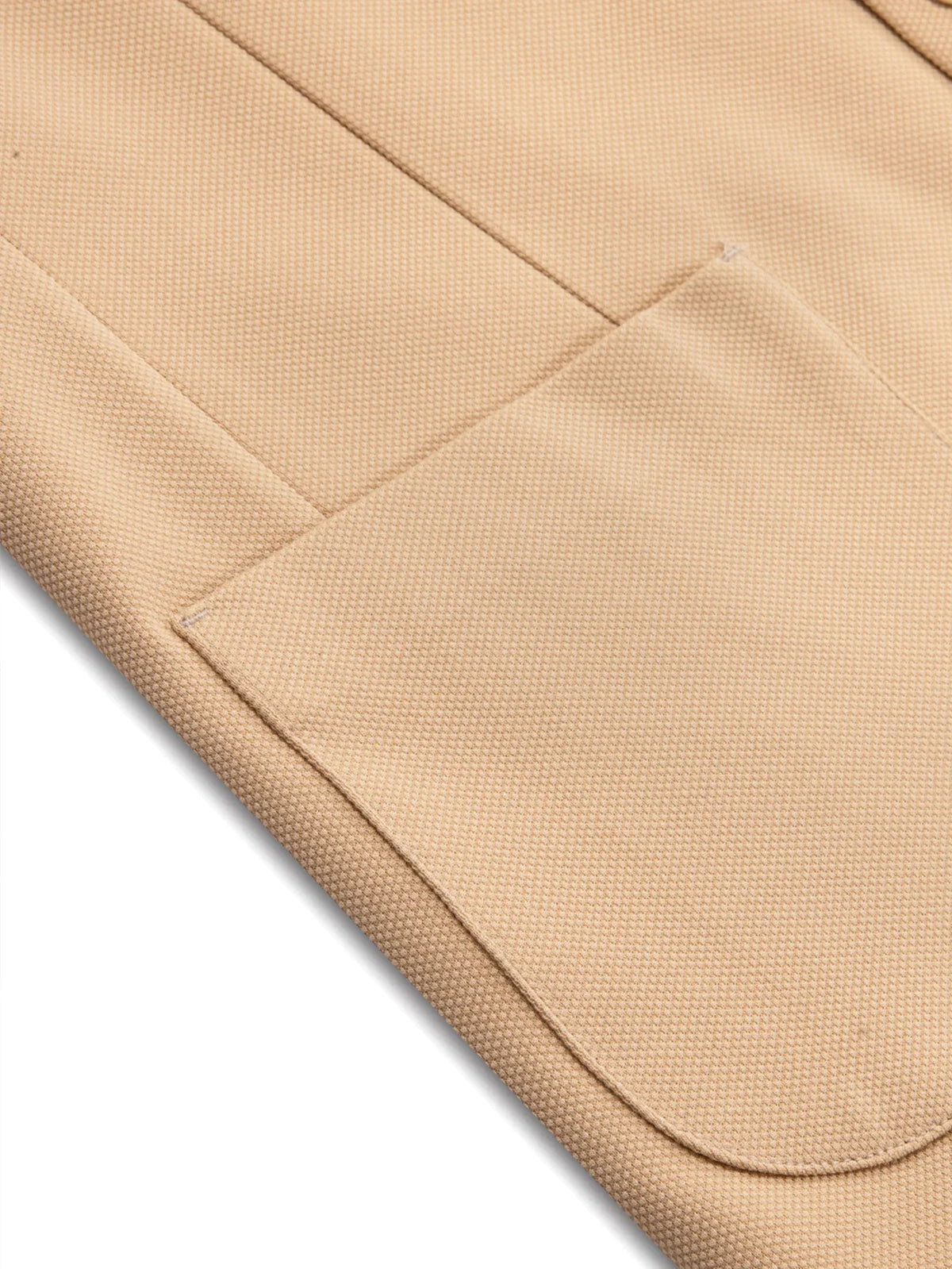 Khaki Solid Slim Fit Men Formal Blazer, Notch Collar Two Button Suit Jacket Wedding Ceremony Daily Banquet Outfit