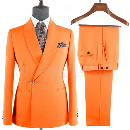 Ternos Masculino – Smoking Masculin à Revers Métalliques, Tissu Formel, Cigar Masculino