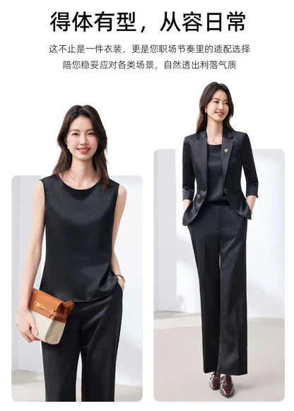 2026 Fashionable Women's Suit Set Slim Elegant Stylish Spring Summer New Arrival Pants Plus Tailored Suit Ensemble