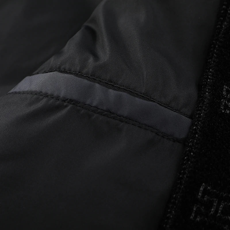 High Quality Men's Handsome down Jacket with Scarf Collar M-6XL Big Plus Size for Middle-Aged Dad Fashionable Outerwear