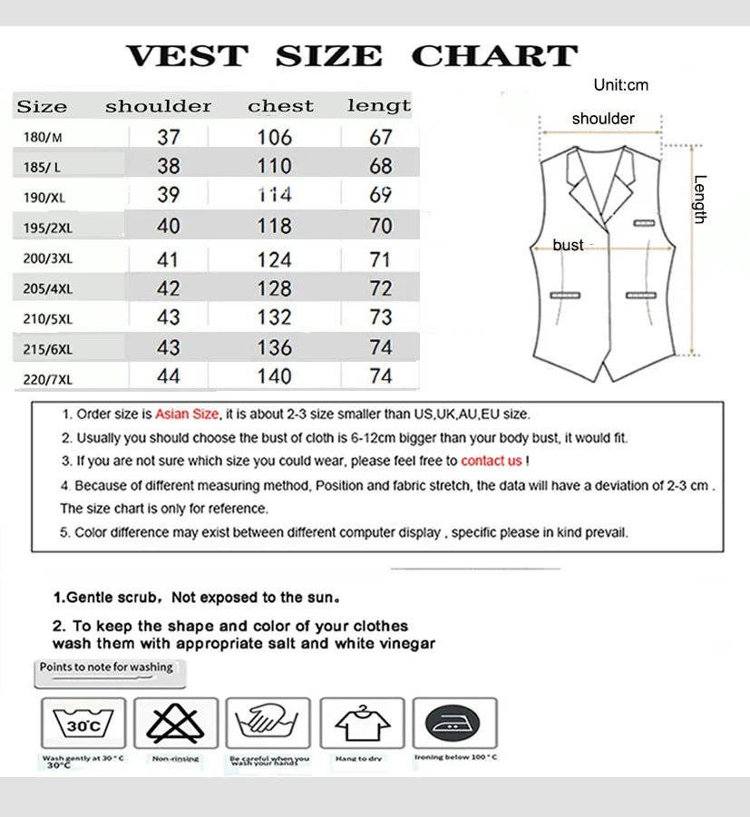 Men's Plus Size Checkered Vest – Single Breasted Formal Waistcoat for Weddings & Groomsmen
