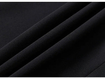 Patchwork Satin Double-breasted Designer Mens Black Blazer Hombre Elegant Groom Wedding Banquets Party Suits Jackets Coats 5XL