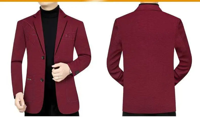 Blazer Men's Fashion Outdoor Travel Camping Youth Wedding Versatile Host School Uniform Slim Fit Casual Korean Version Blazer