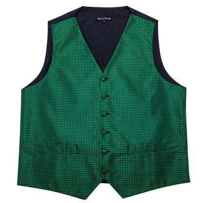 Men's Vest Paisley V-Neck Single Breasted Formal Waistcoat for Wedding Business Party