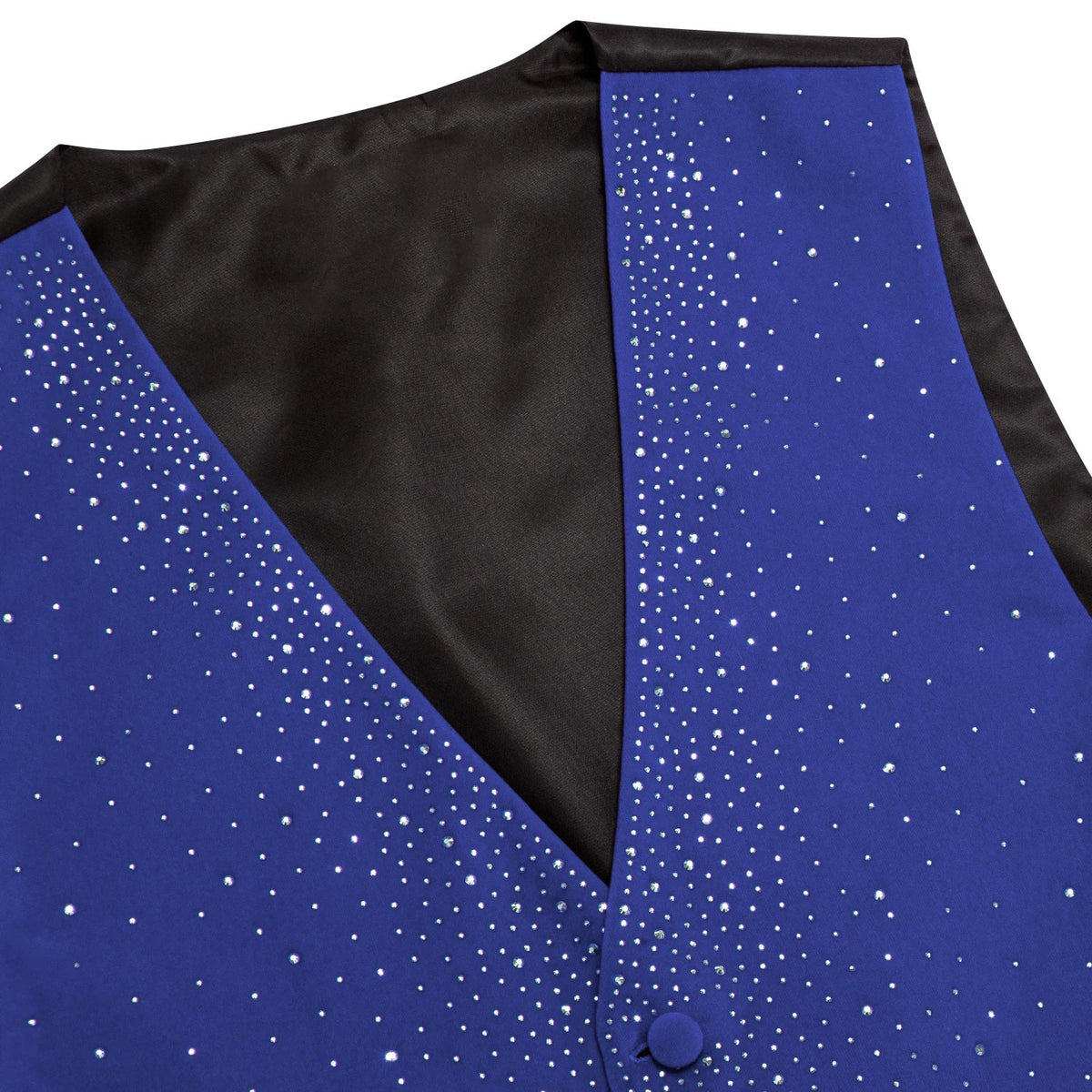 Men's Glitter Vest with Matching Bow Tie – Sparkly Sequin Style for Parties, Proms & Festive Events