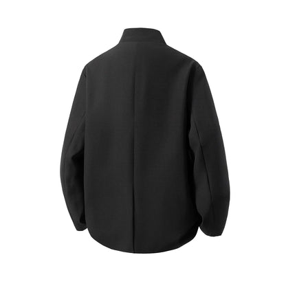Chinese Style Metal Plate Buckle Designer Loose Mens Blazer Masculino Veste Pour Homme Vintage Man Black Yamamoto Suits Jacket