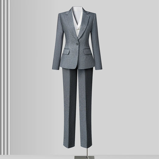 Fashionable professional women's clothing, two-piece pants+blazer, exquisite elegant, new products for spring summer 2026