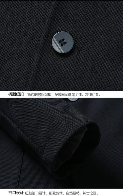 2026 High Quality Fashion Handsome Autumn New Business Fashion Business Suit Solid Color Single West Coat M-4XL