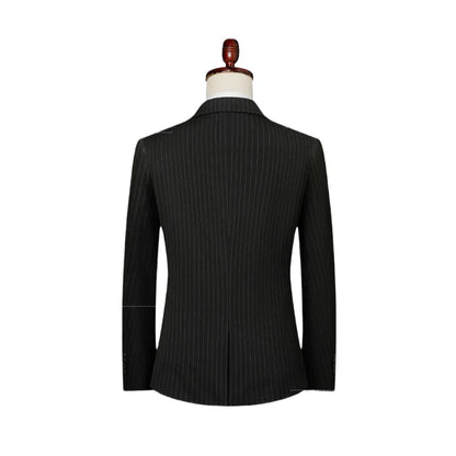 Blazer's New Men's Fashion, Outdoor Travel, Striped, Youthful, Wedding, Hosting, Campus, Slimming, Casual Korean Version Blazer