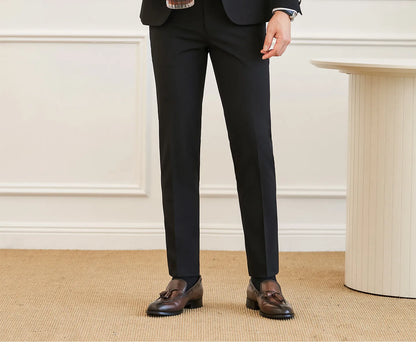 High Quality Elegant Single-Breasted Men Suit Fashion ltalian Style Slim High-end Business Groom Wedding Party Tuxedo 3/2 Pieces