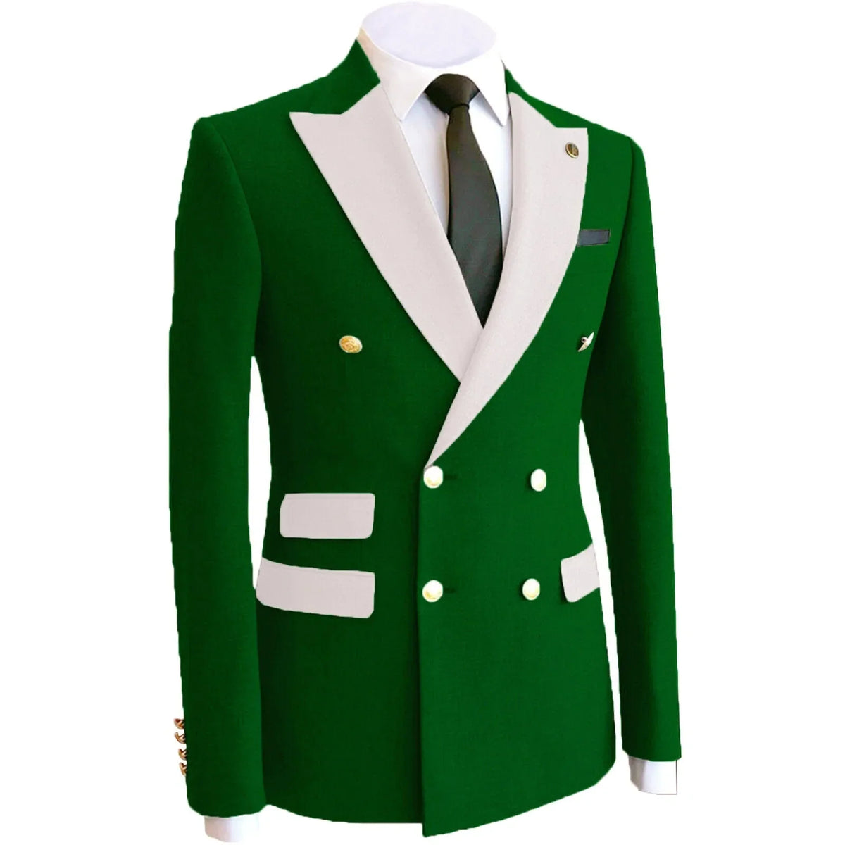 XS-6XL Wedding Men Suits Blazer Bridegroom Business Groom Wear Tuxedo Jacket Formal Party Peak Lapel Double Breasted One Coat