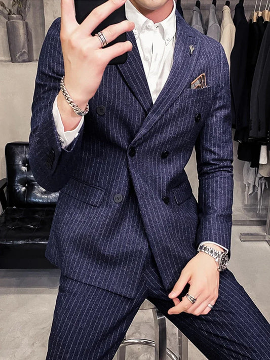 Men's Slim Fit Single Breasted Blazer – Wedding, Formal & Business – Multiple Colors