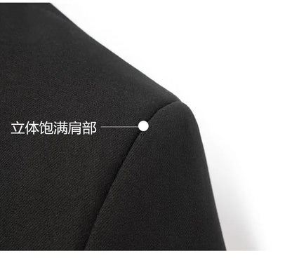 Blazer's New Men's Fashion Outdoor Travel Camping Youth Wedding Versatile, Hosting Campus Slimming Casual Korean Version Blazer