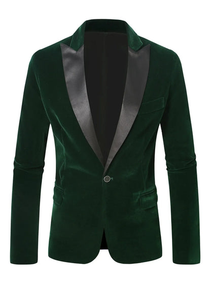 Steampunk Velvet Blazers Jacket for Man Smoking Homme 2025 Luxury Designer Wedding Banquet Groomsmen Formal Dress Men Suit Coats
