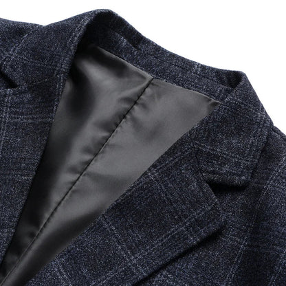 2026 New Style Slim-Fitting Men's Suit Jacket - Solid Color Classic Business Casual Fashion Formal Suit Jacket Top